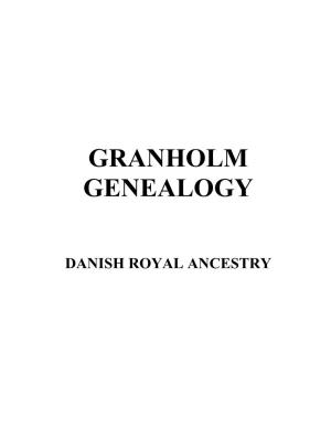Danish Royal Ancestry
