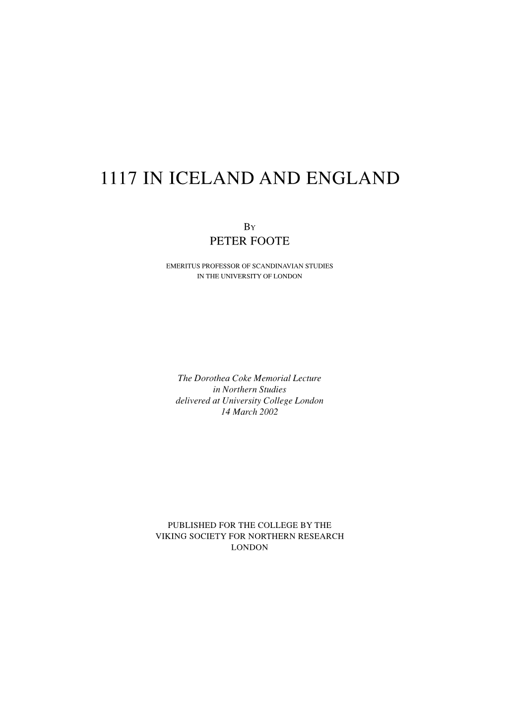 1117 in Iceland and England