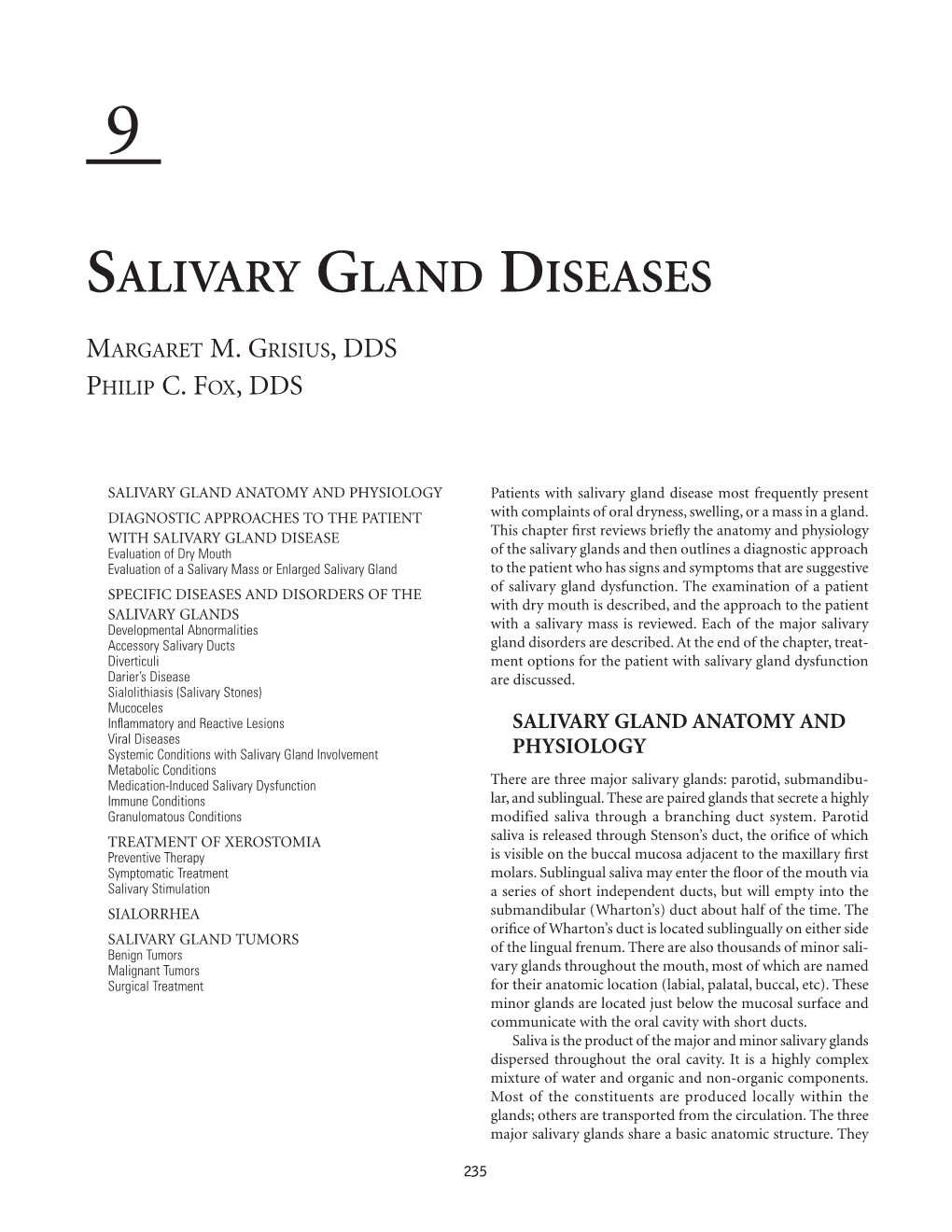 Salivary Gland Diseases