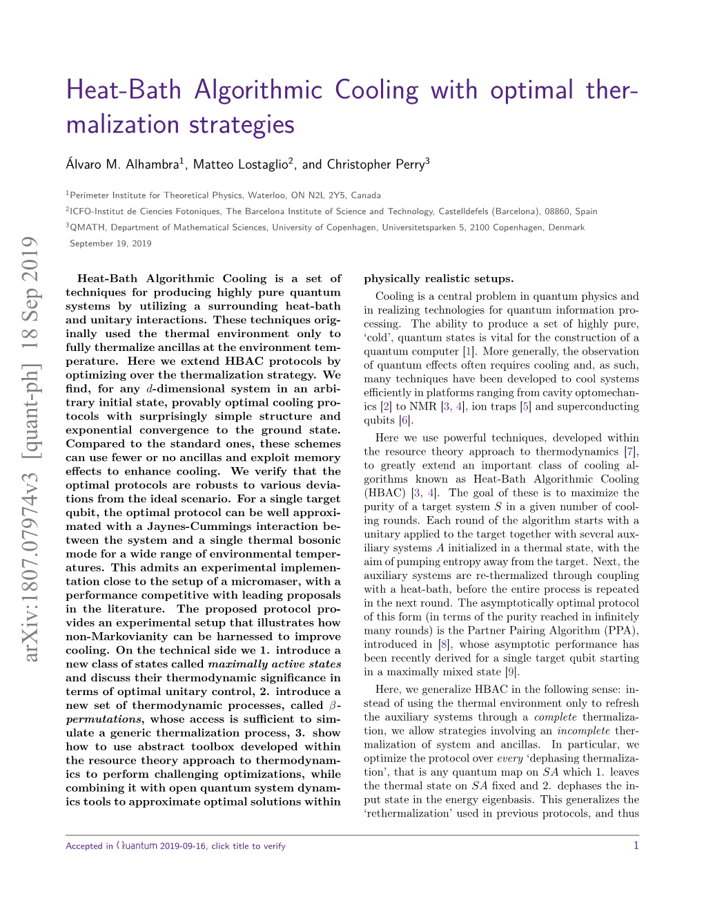 Heat-Bath Algorithmic Cooling with Optimal Thermalization Strategies