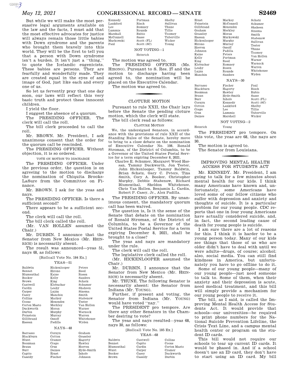 Congressional Record—Senate S2469