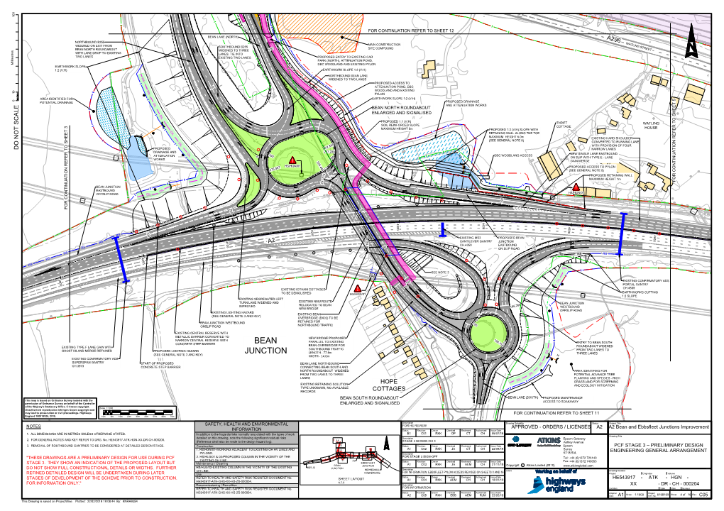 Bean Junction Rs Eastbound Rs ! Dil 200 Hs/Hgn/01 Offslip Road Dil Rs Rs