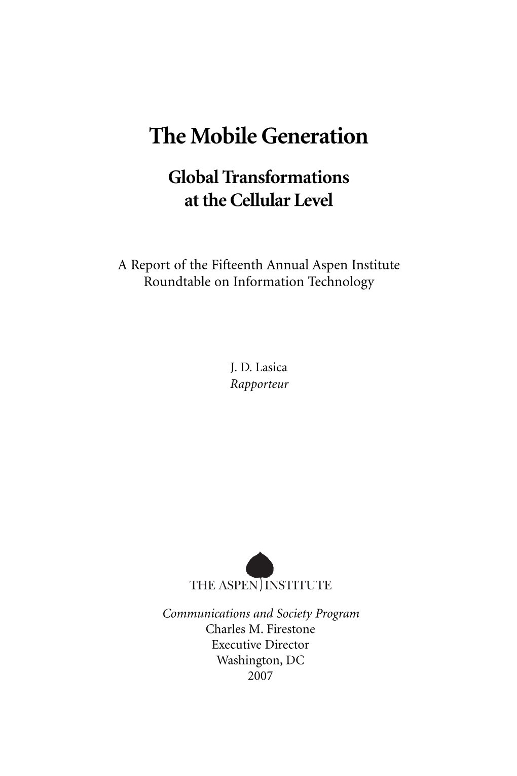 Mobile Generation