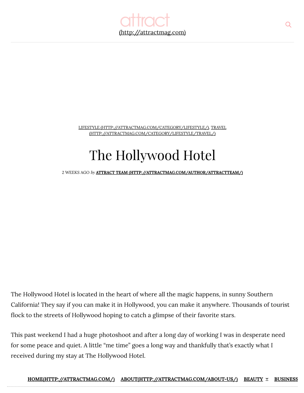 The Hollywood Hotel