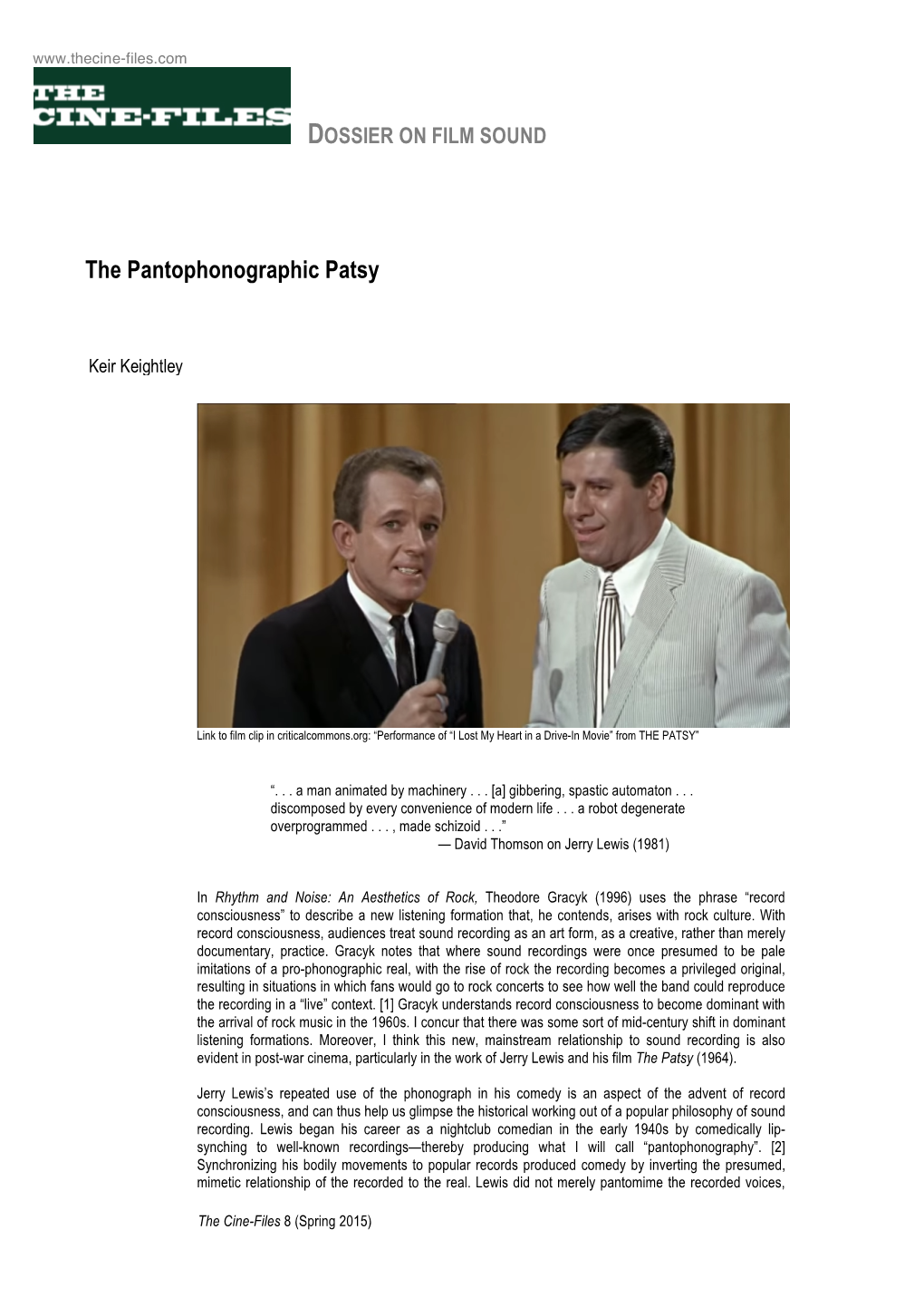 The Pantophonographic Patsy