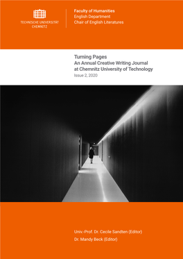Turning Pages an Annual Creative Writing Journal at Chemnitz University of Technology Issue 2, 2020