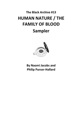 HUMAN NATURE / the FAMILY of BLOOD Sampler