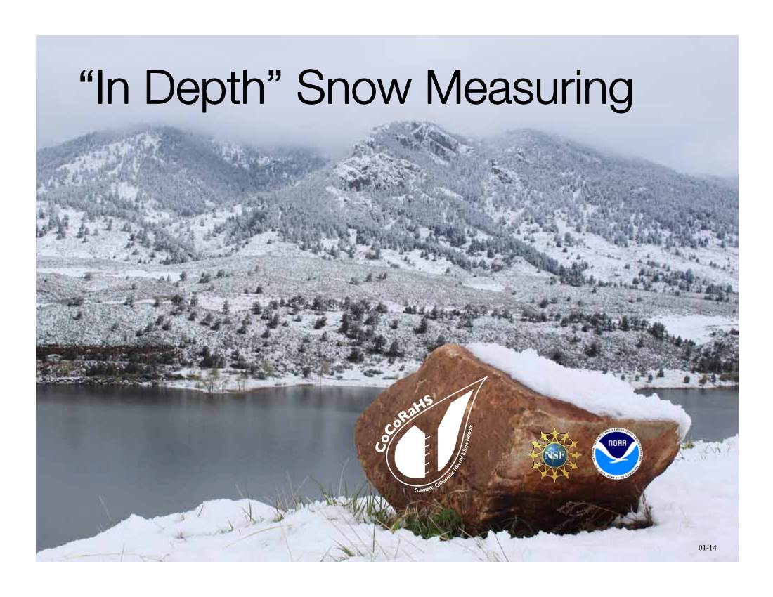 “In Depth” Snow Measuring!