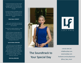 The Soundtrack to Your Special Day with a Tailor-Made Soundtrack of Bespoke Songs, Chosen Exclusively by You