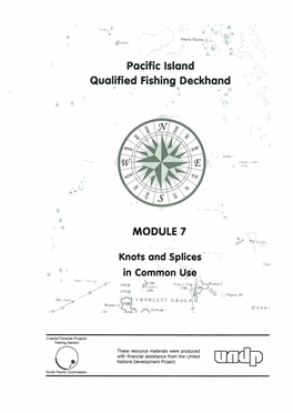 Pacific Island Qualified Fishing Deckhand – a Training Course
