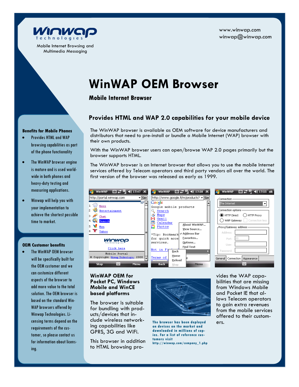 Winwap OEM Browser R6.Pub