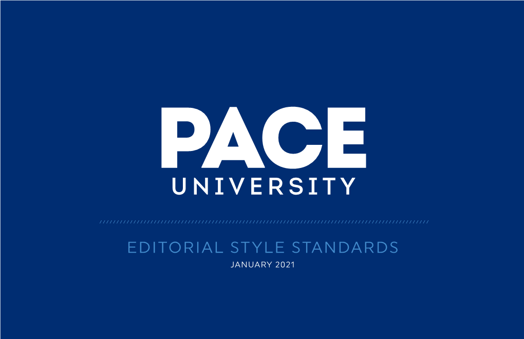 Editorial Style Standards (PDF)