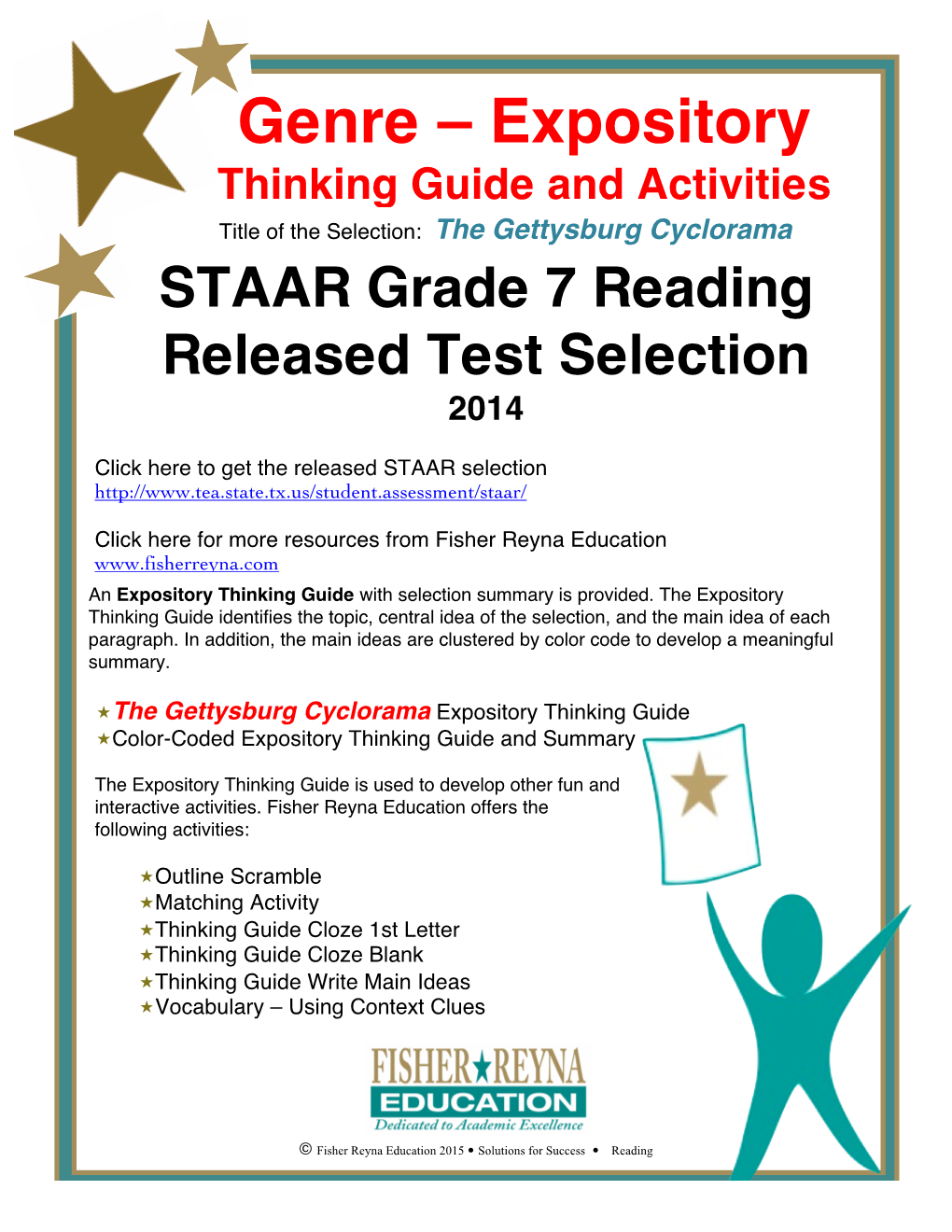 The Gettysburg Cyclorama STAAR Grade 7 Reading Released Test Selection 2014