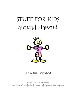 STUFF for KIDS Around Harvard