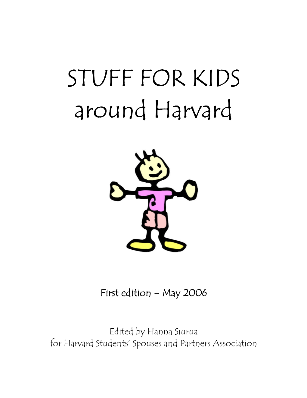 STUFF for KIDS Around Harvard