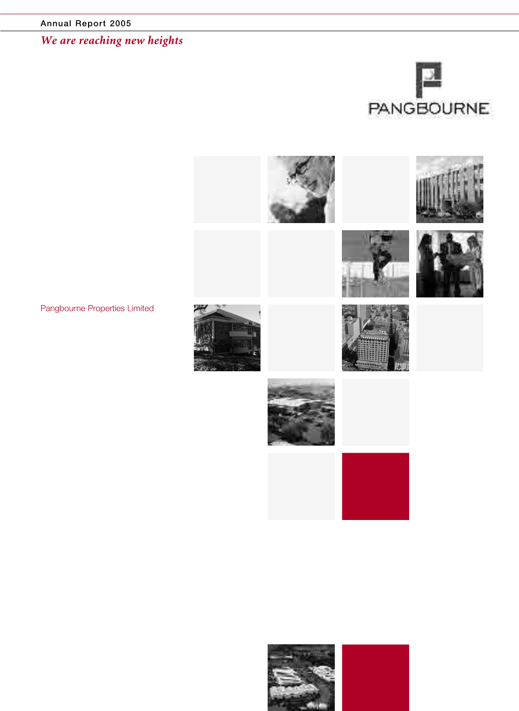 We Are Reaching New Heights Pangbourne Properties Limited Annual Report Report Annual Limited Properties Pangbourne