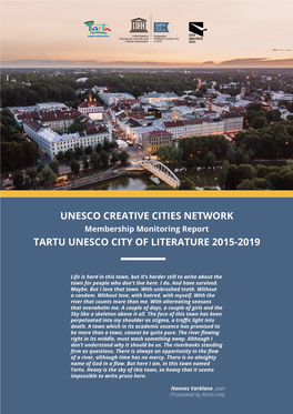 Unesco Creative Cities Network Tartu Unesco City