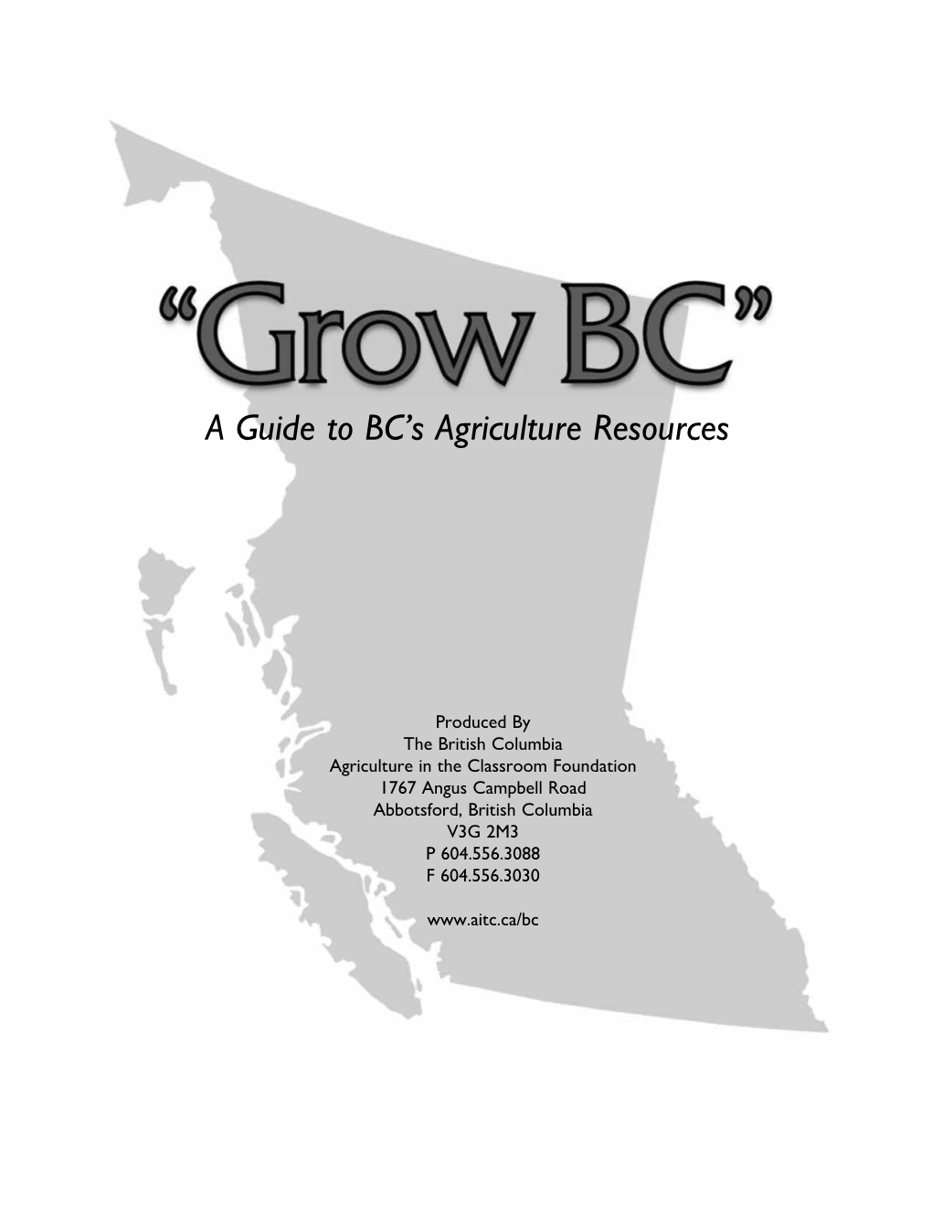 A Guide to BC's Agriculture Resources