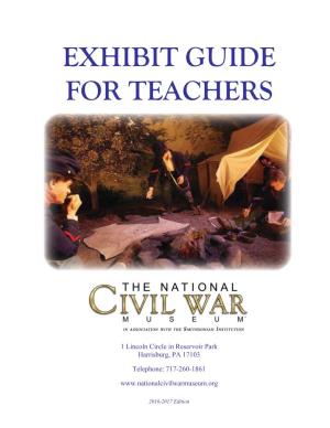 Exhibit Guide for Teachers