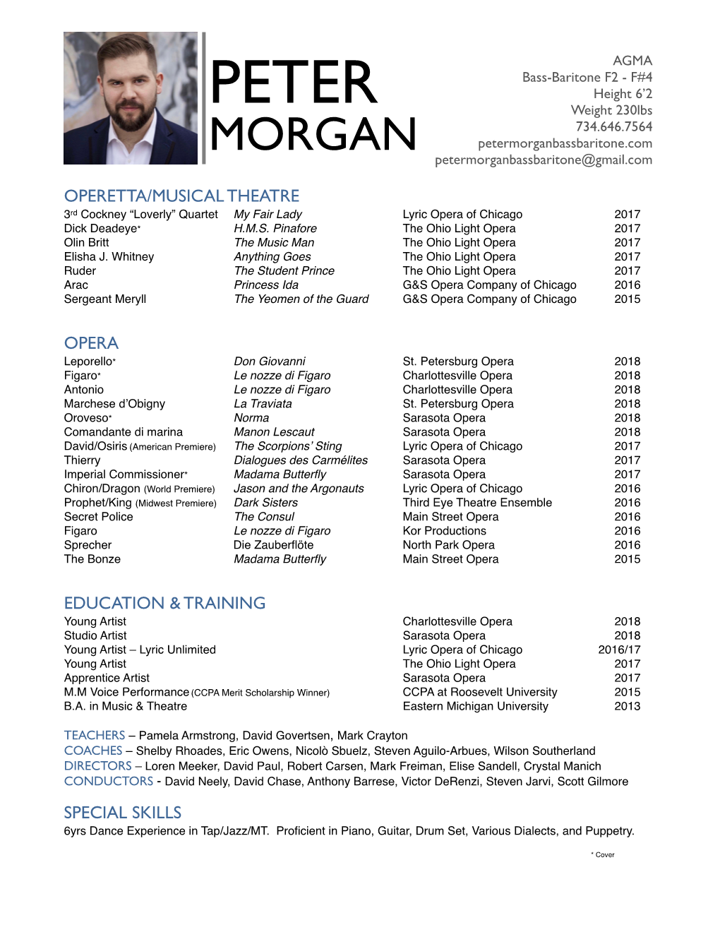 Peter Morgan MT Resume Edit 2018