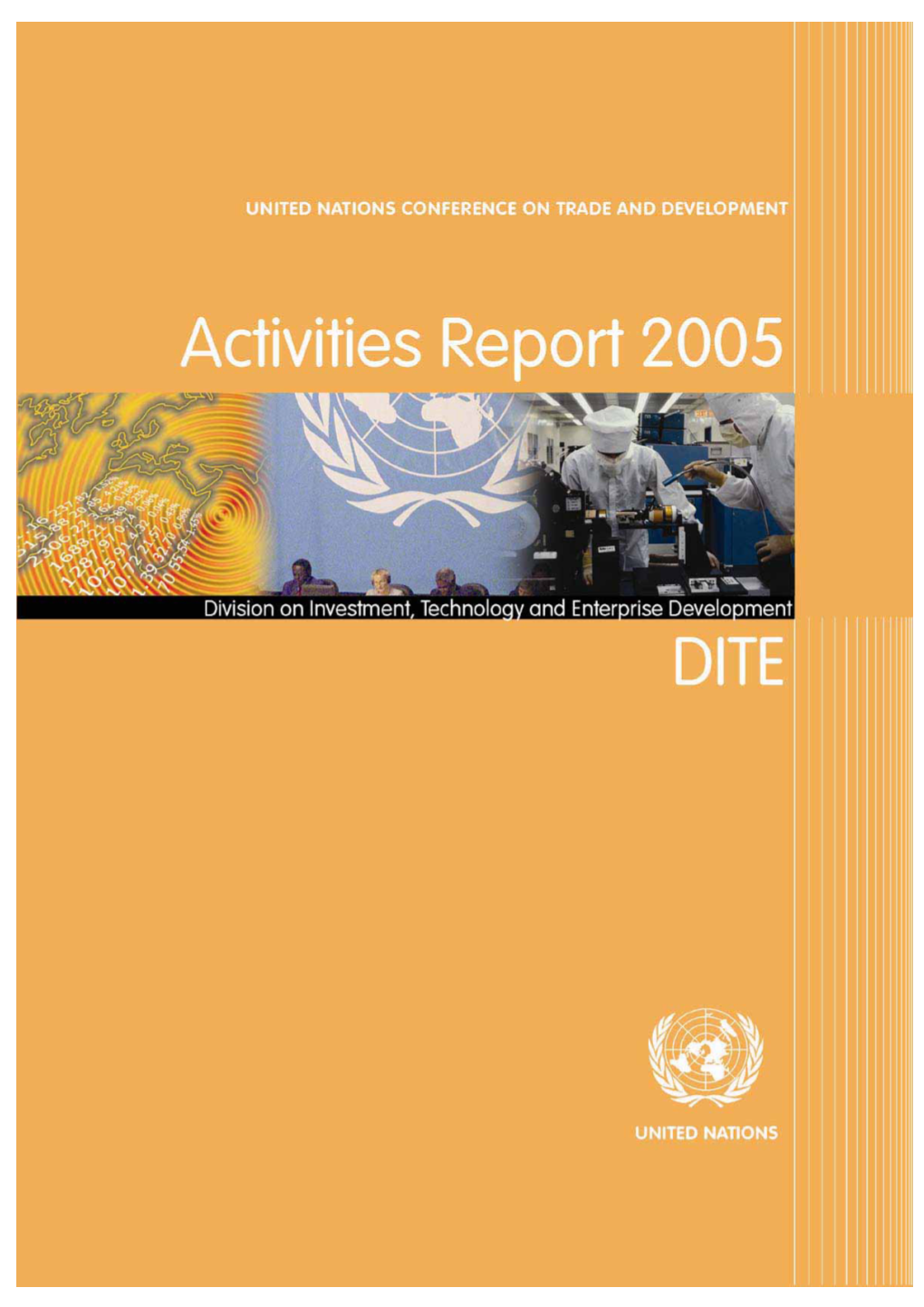 DITE Activities Report 2005