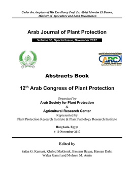 Abstracts of the 12Th Arab Congress of Plant Protection