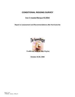 Conditional Rigging Survey