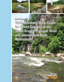 South Branch Potomac River and Shenandoah River Watershed TMDL Project Area in West Virginia