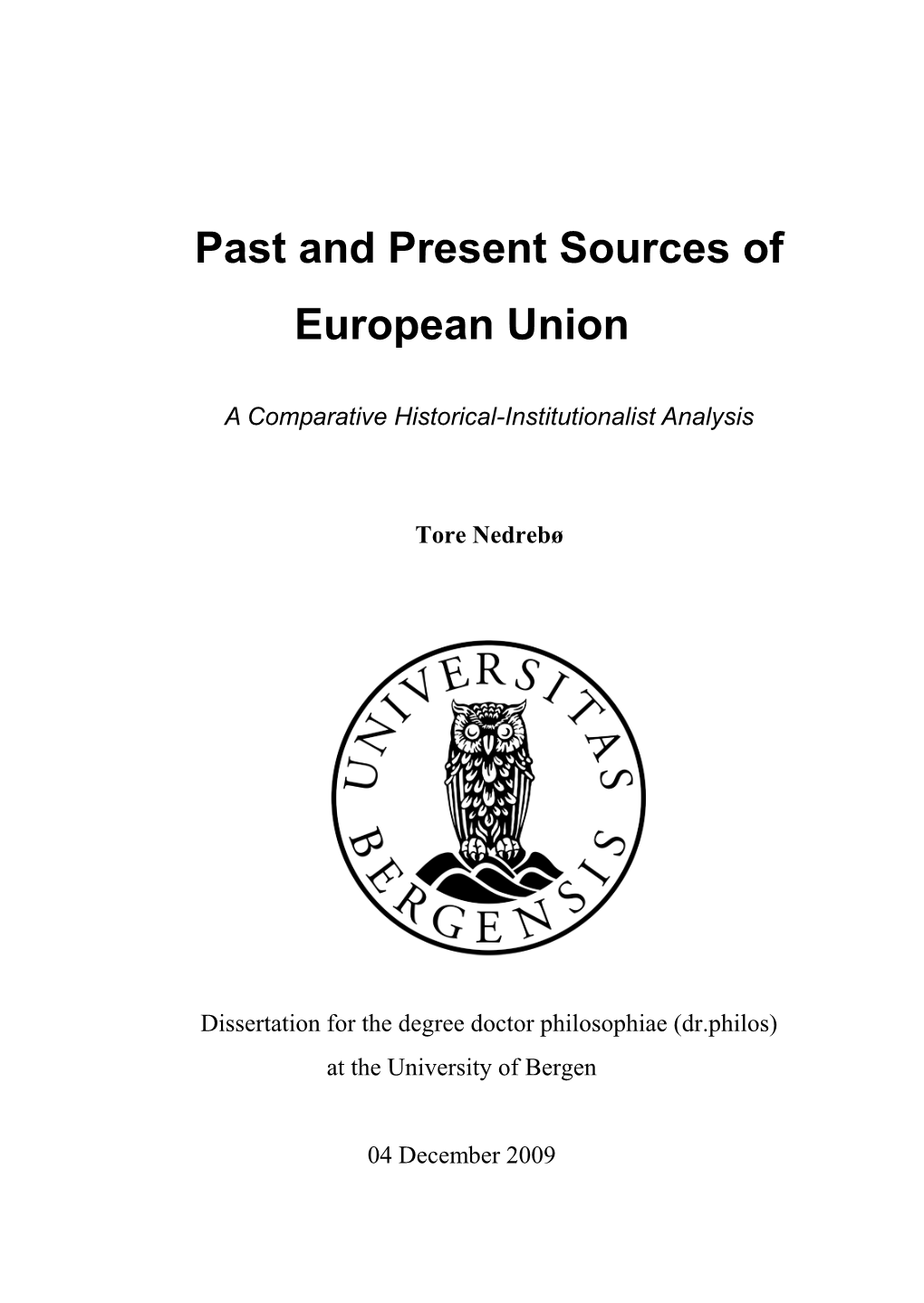 Dr.Thesis Tore Nedrebo.Pdf (1.233Mb)