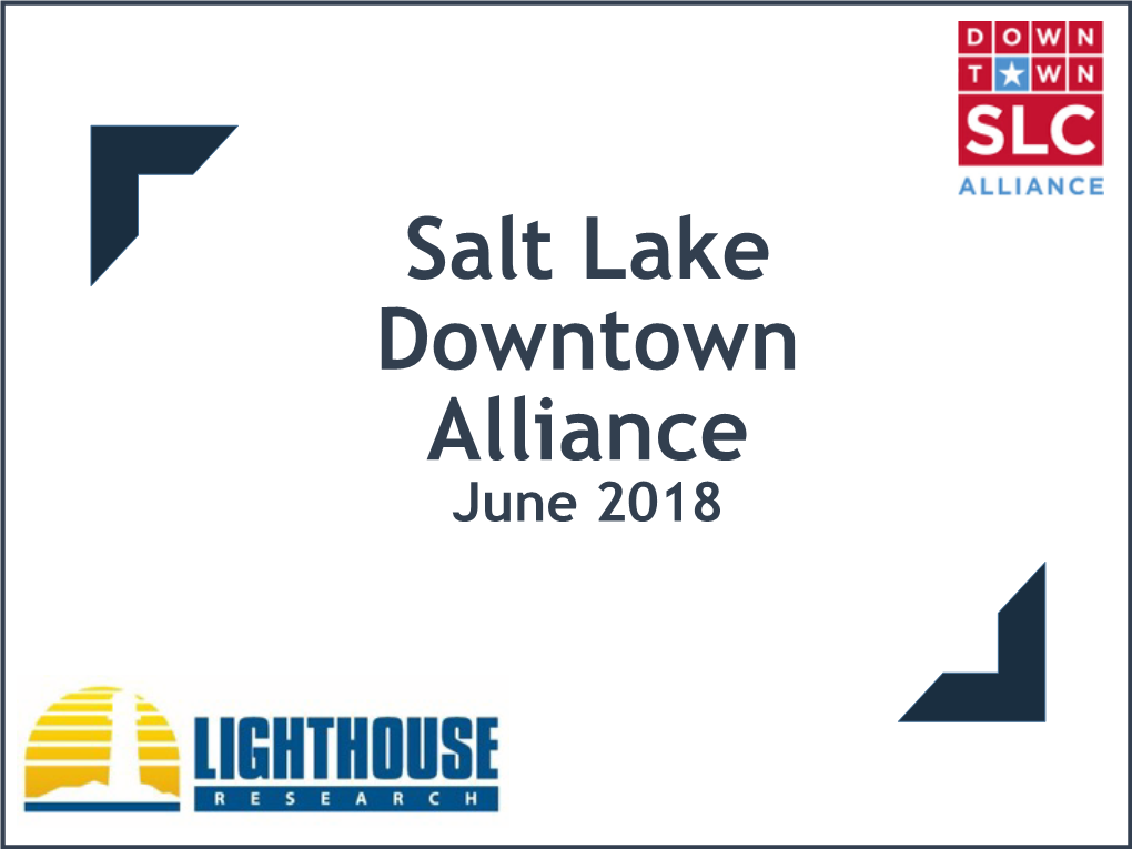 2018 Downtown Alliance Presentation