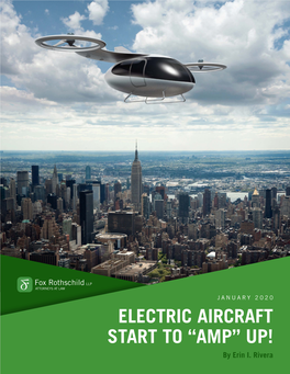 Electric Aircraft Start to “Amp” Up!