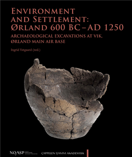 Environment and Settlement: Ørland 600 BC – AD 1250