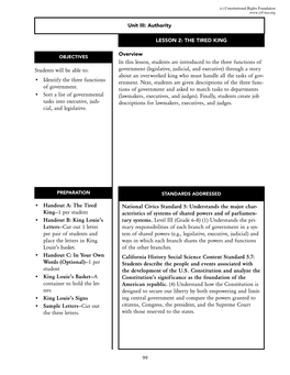 In This Lesson, Students Are Introduced to the Three Functions of Government