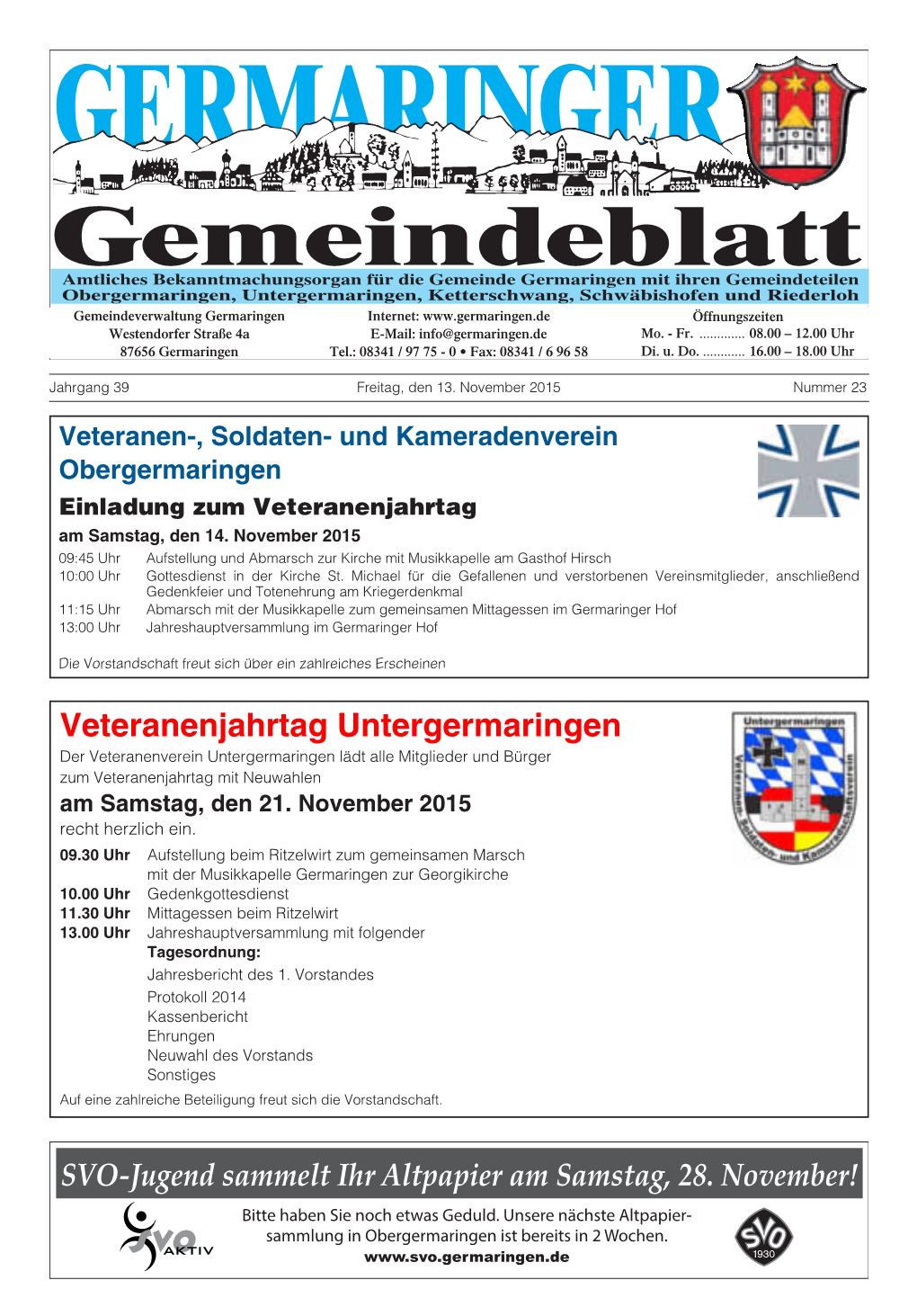 Gemeindeblatt