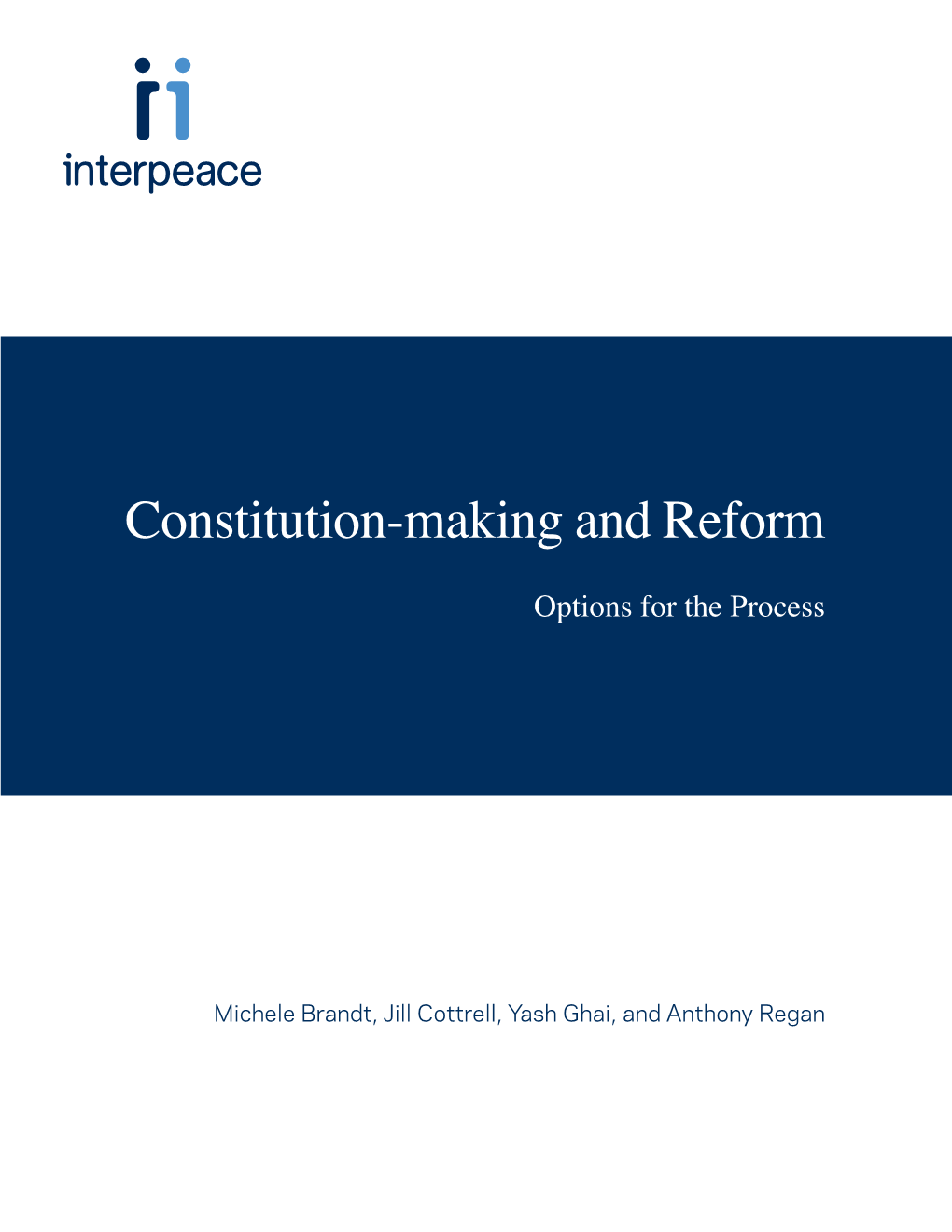Constitution-Making and Reform