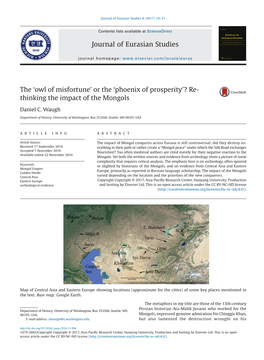 Re-Thinking the Impact of the Mongols