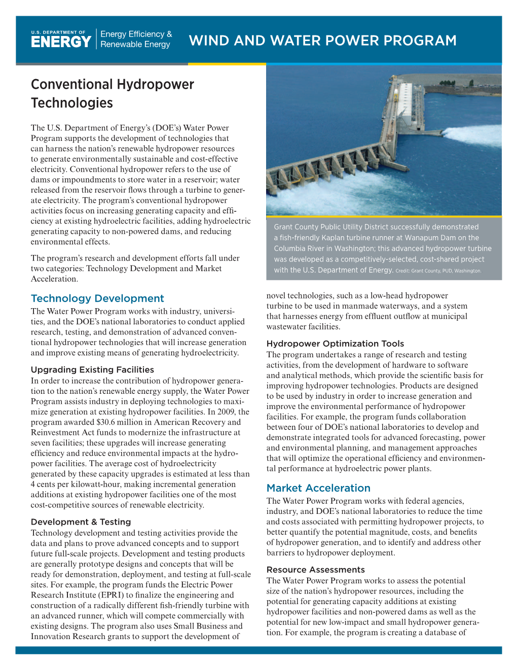 Conventional Hydropower Technologies