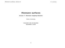 Riemann Mapping Theorem