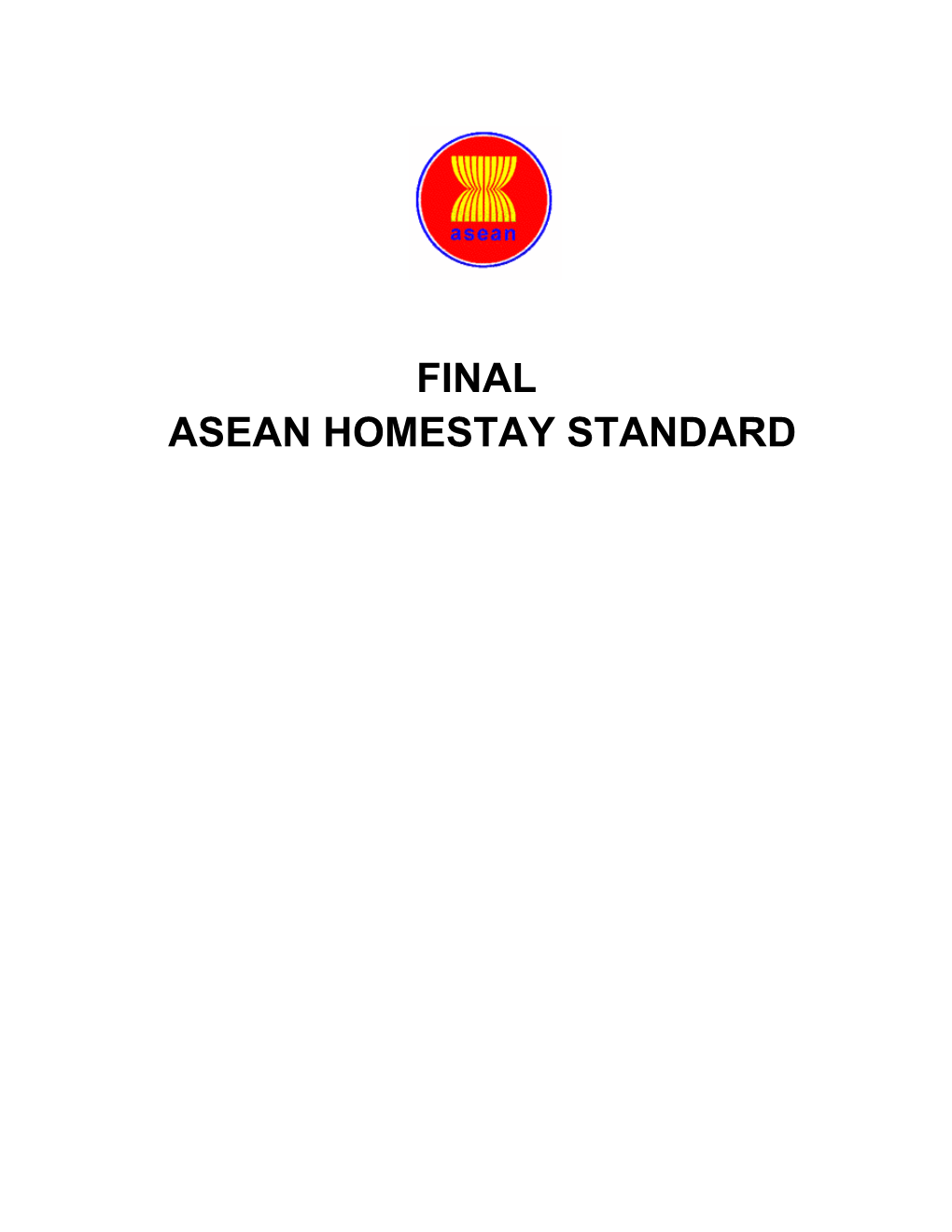 Final Asean Homestay Standard