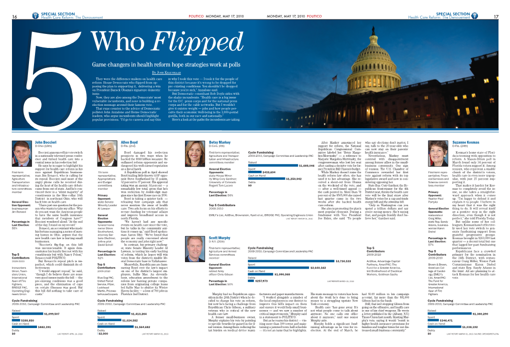 Game Changers in Health Reform Hope Strategies Work at Polls