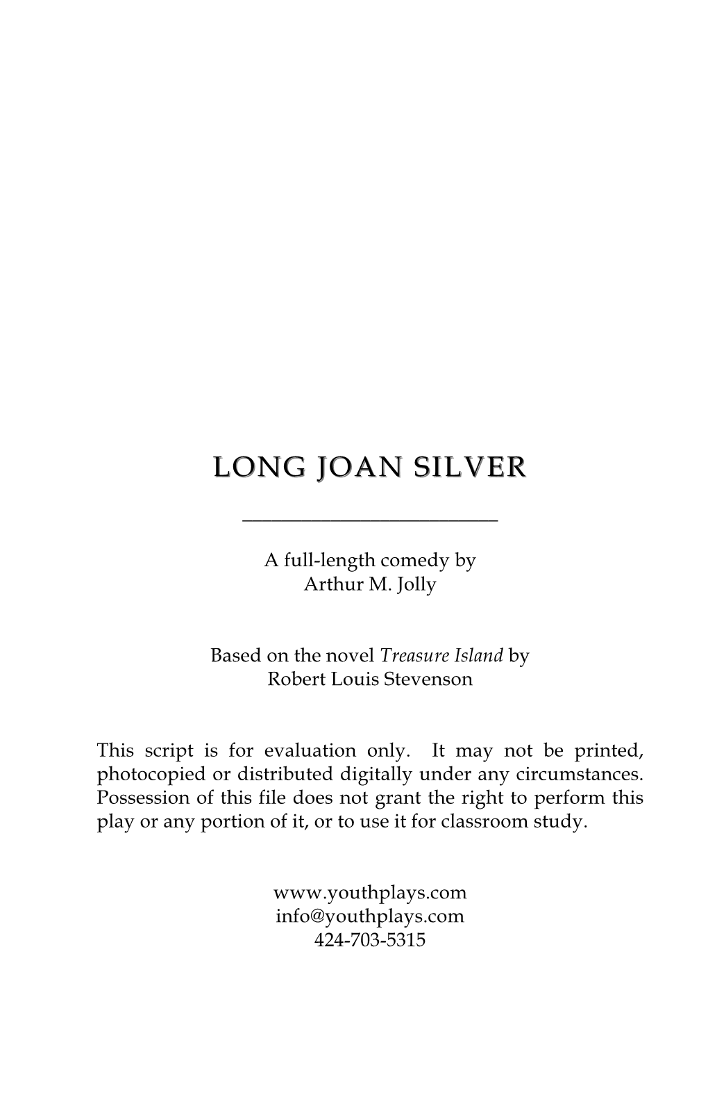 Long Joan Silver Long Joan Silver