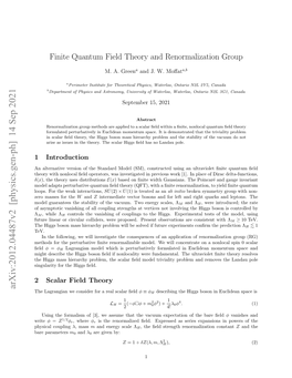 Finite Quantum Field Theory and Renormalization Group