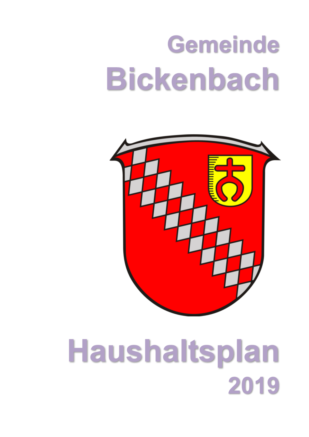 Bickenbach Haushaltsplan