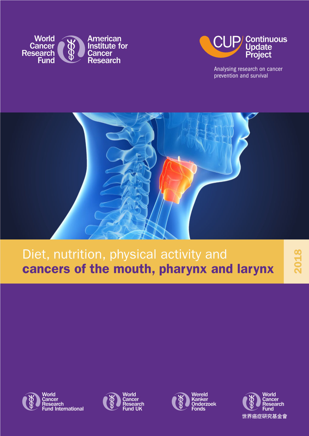 Diet, Nutrition, Physical Activity and Cancers of the Mouth, Pharynx And
