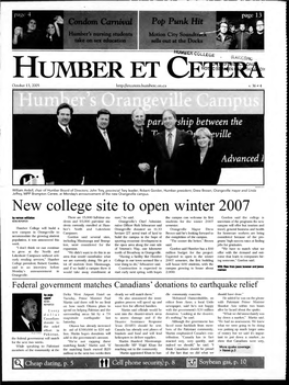 New College Site to Open Winter 2007