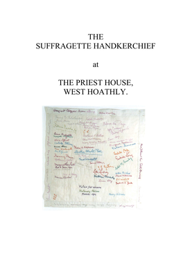 The Suffragette Handkerchief
