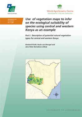 Use of Vegetation Maps to Infer on the Ecological Suitability of Species Using Central and Western Kenya As an Example