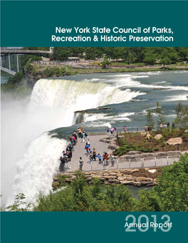 2013 State Council of Parks Annual Report (Pdf)