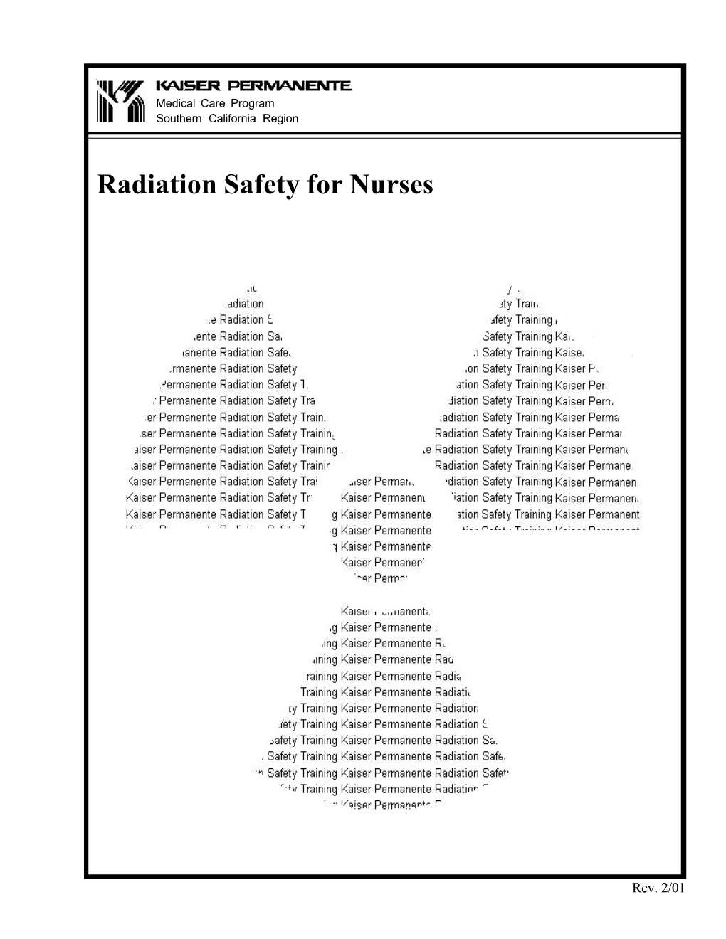 Radiation Safety for Nurses