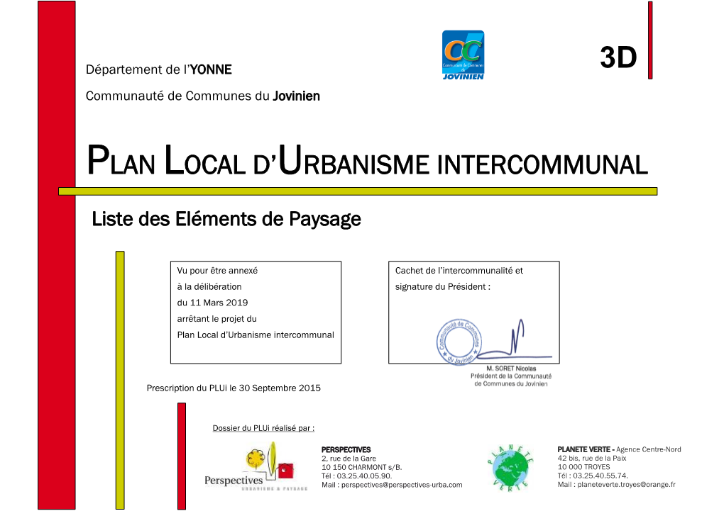 PLUI Liste Des Elements De Paysage CCJ.Pdf